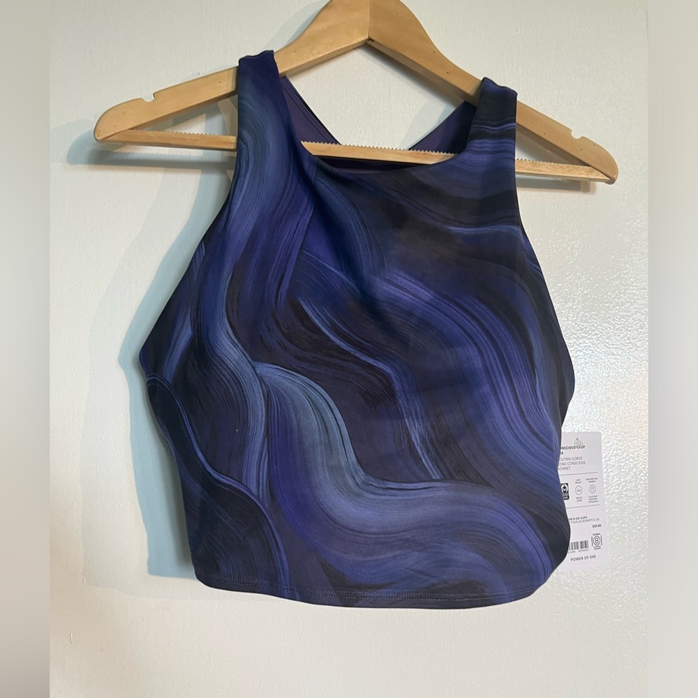 Athleta Conscious Crop Bra XL, D-DD cup New with tag